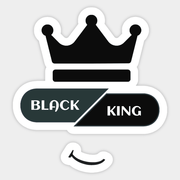 Black king. Sticker by KyrgyzstanShop